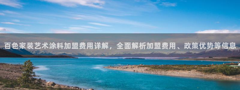 和记官方直营注册：百色家装艺术涂料加盟费用详解，全面解析加盟费用、政策优势等信息