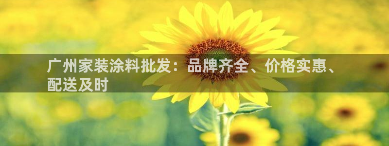 和记 中国首页：广州家装涂料批发：品牌齐全、价格实惠、
配送及时